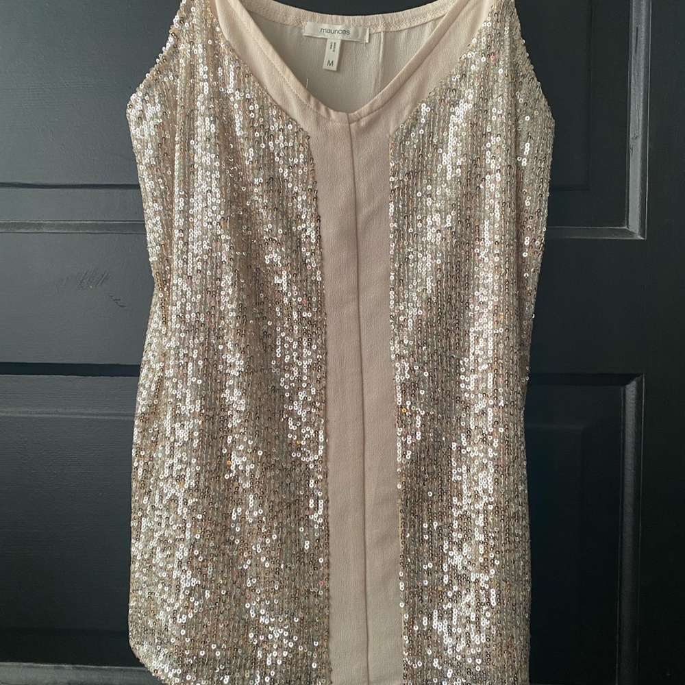 Sequin Sleeveless Dress